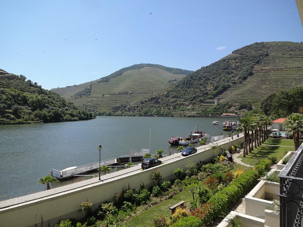 View of the Douro from room 115 balcony at Vintage House Hotel